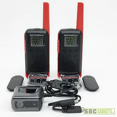 Motorola Talkabout T210 Rechargeable Two-Way Radio 2-Pack - Read Description • $19.97