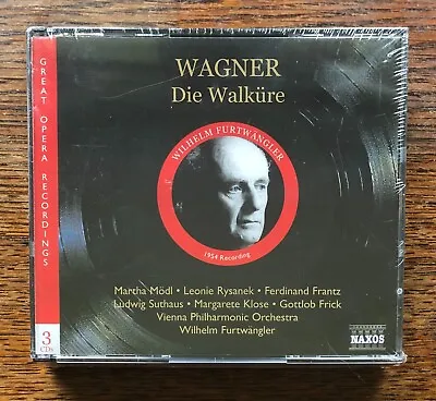 Wagner: Die Walküre - Mödl Rysanek Frantz - Furtwängler (1954) (3 CDs) • £9