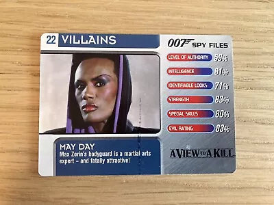 007 Spy Files Cards 2002 Villains #22 May Day • £0.99