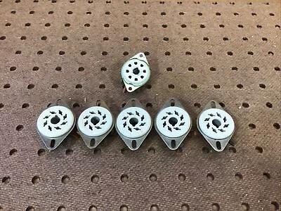 (6) Vintage Amphenol Octal 8 Pin Tube Sockets • $20