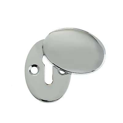 £4.06 • Buy Oval Keyhole Covered Escutcheon
