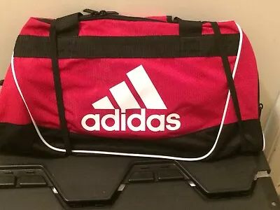 $35 • Buy Adidas ||| Small Duffel Bag Purse Sports Tote Black/red New With Tag
