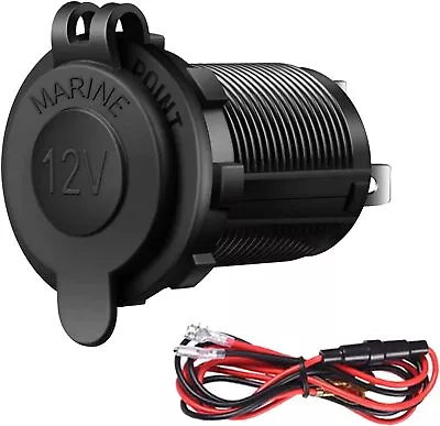 Cigarette Lighter Socket Automobile Marine Motorcycle ATV RV Lighter Socket 12V • $4.99