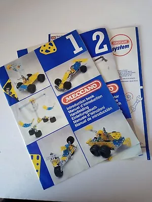 £2.99 • Buy Vintage Meccano Instruction Books Leaflets And Spare Parts Catalogue 