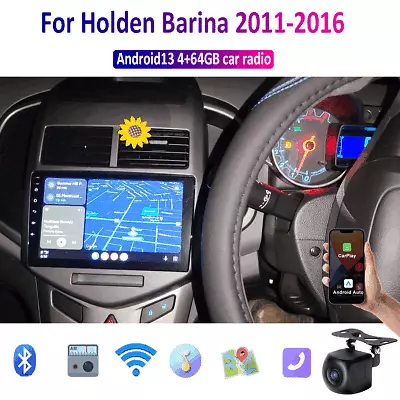 9inch Apple Carplay Android Auto For Holden Barina 2011-16 Car Radio Canbus Cam • $285.99