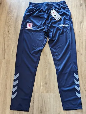 Middlesbrough FC Poly Pants Training Joggers New With Tags Size Large • £14.99