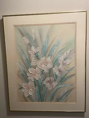 Vanguard Studios - Oil Painting Framed Signed “ Your Bouquet￼” By Andres • $49.95