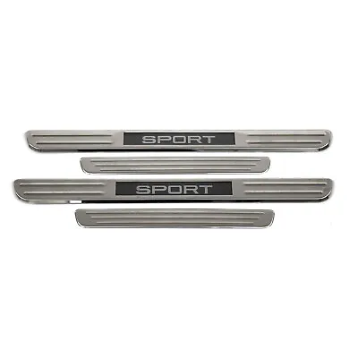 18  Door Sill Cover Fits Mercedes B Class Chrome LED Sport Stainless Steel 4 Pcs • $109.99