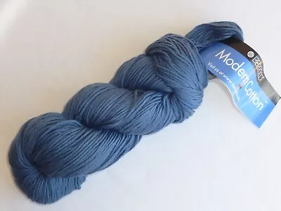 Berroco Modern Cotton Yarn + Rayon 209 Yards #1656 Grayed Blue #4 Worsted Peru • $7.99