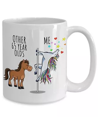 Unicorn 65 Year Olds Mug Other Me Funny 65th Birthday Gift For Women Her Sister • £16.73