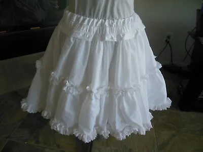 Unbranded Square Dance Petticoat  - Medium - White - 20  - Can Lengthen To 23 • $17.99