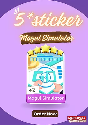 Monopoly Go 5 Star Sticker/Card - Mogul Simulator 2nd Album • $65.23