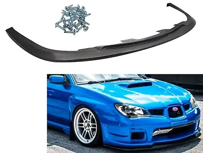 For 06 07 Subaru Impreza WRX & STi S204 Front Bumper Lip Spoiler Body Kit PP NEW • $58.88