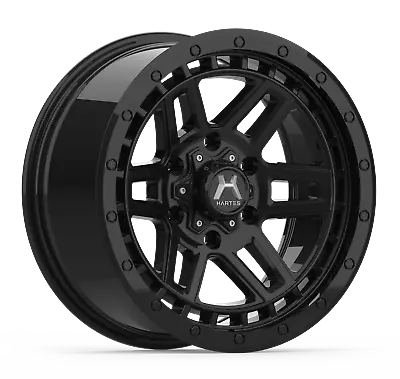 17 Inch Wheels Fits FORD EVEREST 17x8.5 HARTES METAL BEAST Satin Black ET 20 • $400