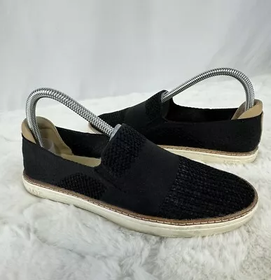 Ugg Womens Sammy Casual Slip On Sneaker Shoe Size 7.5 Black • $28