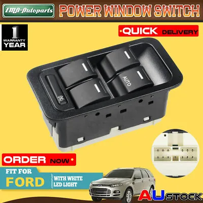 $25.50 • Buy 5 Buttons Electric Master Window Switch For Ford Territory Illuminated 13 Pins
