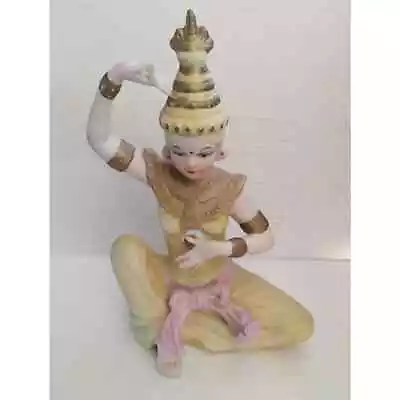 8 1/2  Magdalena Buddha Dancer Fine China Figurine • $27.99