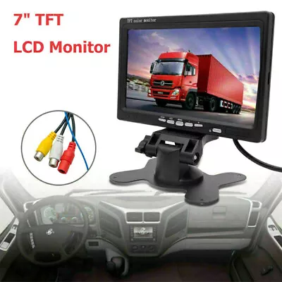 7inch TFT Car Monitor Screen Display For Rear View Reverse Backup Truck Camera • $40.01