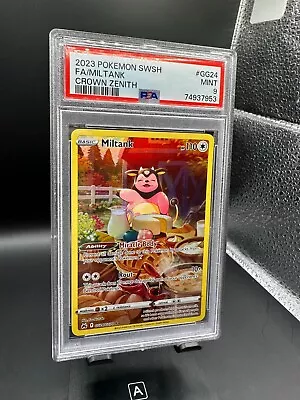 2023 Pokemon Miltank Full Art Crown Zenith #GG24 PSA 9 Mint Cert# 74937953 • $0.99