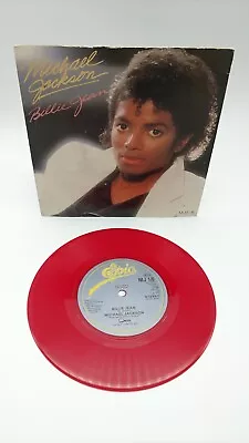 Michael Jackson 45 Record Billy Jean Rare Red Copy! • $25