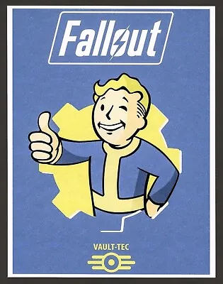 Fallout Vault Tech Boy Guy Xbox 360 One PC PS3 PS4 PS5 PC Game Art Print Poster • $14.95