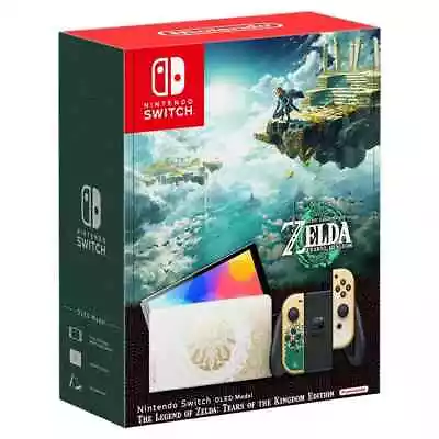 Nintendo Switch Console OLED The Legend Of Zelda Tears Of The Kingdom ✅ PLUSNOV • $747