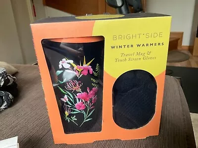 $13.25 • Buy WINTER WARMERS TRAVEL MUG & TOUCH SCREEN GLOVES Brand New Unwanted Gift 
