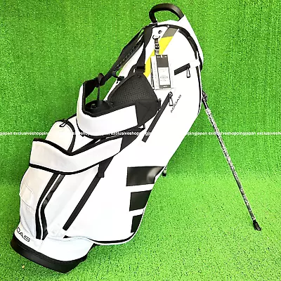 Adidas Golf Stand Caddy Bag Three Bar Lightweight 8.5 X47in White Yellow Men New • $278