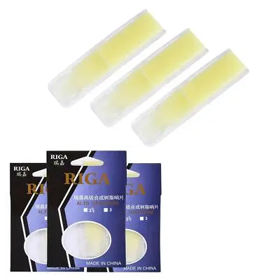 Alto Saxophone Reeds 1.5/2.0/2.5 Sax Parts Accessories Resin Pack Synthetic R5W9 • $9.44