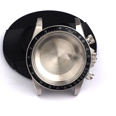 $239.99 • Buy Watch Case Kit For Valjoux 7750 Movement Can DIY TMC 9420 Lug 20mm Black Bezel