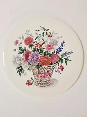 H&R Johnson Ltd 6  Floral Trivet Made In England • $6.99