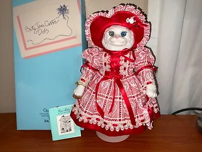 1993 Goebel Carol Anne Cat Musical Porcelain Doll “Sweetie” Cat Tales 14” • $29.99