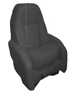 Marine Boat Boat Chair Race Pro Flip-Up Anthracite White • $550.97