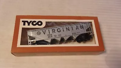 HO Scale Tyco Virginian 40' 4 Bay Hopper Silver #2610 BNOS • $12