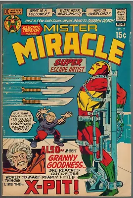 Mister Miracle 2   Kirby's 4th World  Fine-  1971 1st Granny Goodness DC Comic • $29.95