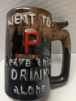 Vintage Mug- Wet Your Whistle-went To P Leave This Drink Alone. L237 • $12.13