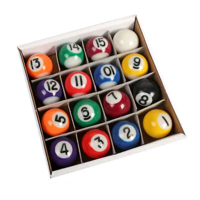 Deluxe 1  Billiard Pool Balls Marble-Swirl Billiards Ball Complete 16 Ball Set • $11.67
