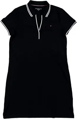 Tommy Hilfiger Women's Abby Polo Dress - Deep Black - Size 2XL • $38.88