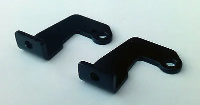 MB Aluminum Anti-Rotational Brackets (Black) (2PCS) For Tamiya Clodbuster • £9.99