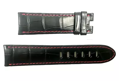 Montblanc Villeret 1958 Black Watch Band 22 X 20 Mm New • $114.17