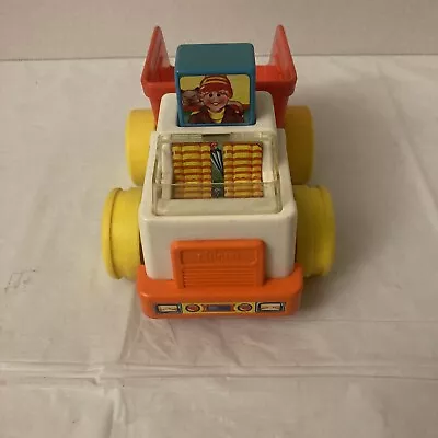 Vintage Chicco Dump Truck Press And Go Working!  Made In Italy. Dump Bed • $18