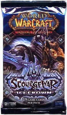 * Scourgewar Icecrown * Booster Pack WOW New Sealed - Wooly White Rhino Loot? • $14.04