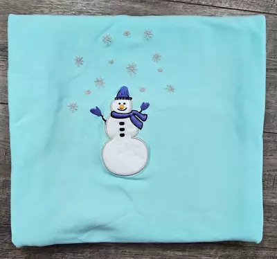 Baby Girl Vintage Gymboree Winter Sparkle Snowman Blanket • $89.99