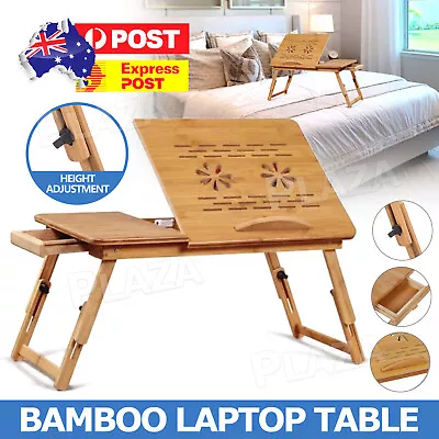 Wooden Laptop Stand Desk Lap Bed Sofa Tray Table Computer Portable Foldable Home • $26.85