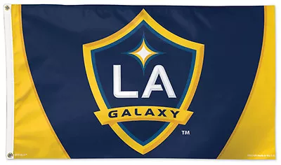 L.A. GALAXY Football Club Huge 3'x5' Official MLS Soccer DELUXE FLAG • $37.79