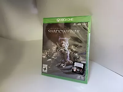 NEW Factory Sealed Middle Earth Shadow Of War Game For Microsoft Xbox One • $13.95