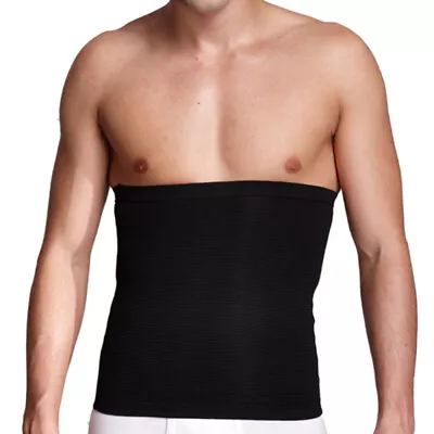  Sauna Slimming Belt Male Lower Tummy Control Shapewear Corset Black Bodice • $9.58