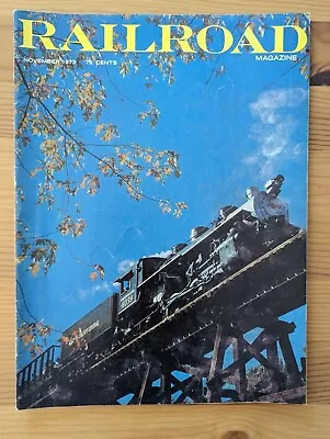 Railroad Magazine Nov 1973 Pocono Summit PA Milton Junction WI Berkeley CA Depot • $10.75