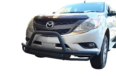 Heavy Duty Steel Nudge Bar Bull Bar For Mazda BT-50 2012-20 Black • $449.95