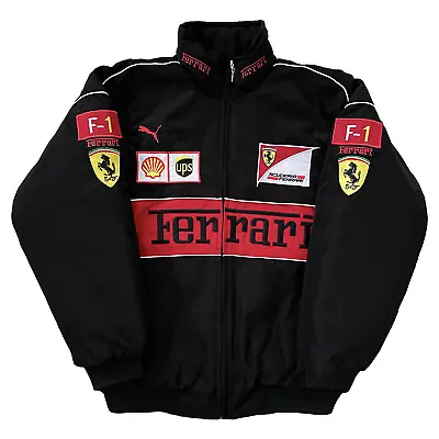 $66.11 • Buy Men's Ferrari Red Bull Embroidery Exclusive Jacket Suit Team Racing Coat